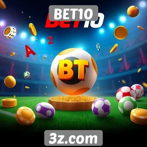 Variedade de jogos disponíveis no BET10